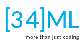 34ML Logo + Slogan